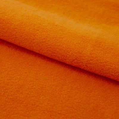 Флис DTY 16-1358, 250 г/м2, шир. 150 см, цвет оранжевый - купить в Севастополе. Цена 640.46 руб.