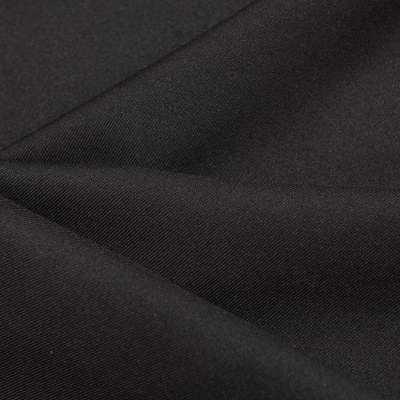 Ткань костюмная 21010 2044, 225 гр/м2, шир.150см, цвет черный - купить в Севастополе. Цена 390.73 руб.