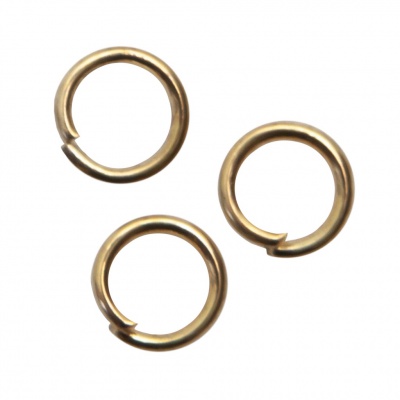 Кольцо  соединительное для бижутерии 5 мм, цв.-золото - купить в Севастополе. Цена: 0.44 руб.