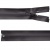 Молния водонепроницаемая PVC Т-7, 60 см, разъемная, цвет (301) т.серый - купить в Севастополе. Цена: 49.39 руб.