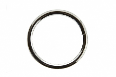 Кольцо металлическое d-32 мм, цв.-никель - купить в Севастополе. Цена: 3.54 руб.