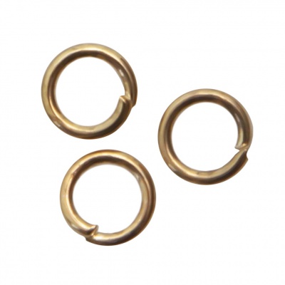 Кольцо  соединительное для бижутерии 4 мм, цв.-золото - купить в Севастополе. Цена: 0.41 руб.