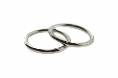 Кольцо металлическое d-32 мм, цв.-никель - купить в Севастополе. Цена: 3.54 руб.