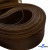Регилиновая лента, шир.100мм, (уп.25 ярд), цв.- коричневый - купить в Севастополе. Цена: 694.13 руб.