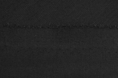 Трикотаж "Grange" BLACK 1# (2,38м/кг), 280 гр/м2, шир.150 см, цвет чёрно-серый - купить в Севастополе. Цена 861.22 руб.