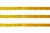 Пайетки "ОмТекс" на нитях, CREAM, 6 мм С / упак.73+/-1м, цв. 92 - золото - купить в Севастополе. Цена: 484.77 руб.