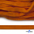 Шнур плетеный (плоский) d-12 мм, (уп.90+/-1м), 100% полиэстер, цв.267 - оранжевый - купить в Севастополе. Цена: 8.62 руб.