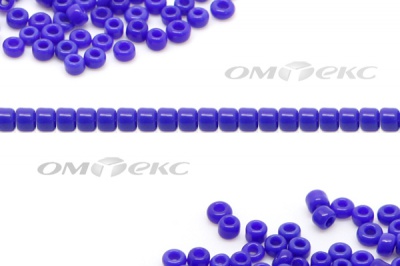 Бисер (ОS) 11/0 ( упак.100 гр) цв.48 - синий - купить в Севастополе. Цена: 48 руб.