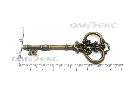 Декоративный элемент для творчества из металла "Ключ"8,5 см  - купить в Севастополе. Цена: 26.66 руб.