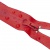 Молния водонепроницаемая PVC Т-7, 20 см, неразъемная, цвет (820)-красный - купить в Севастополе. Цена: 21.56 руб.