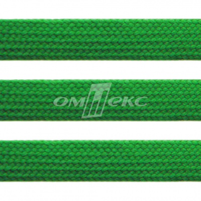 Шнур 15мм плоский (100+/-1м) №16 зеленый - купить в Севастополе. Цена: 10.32 руб.