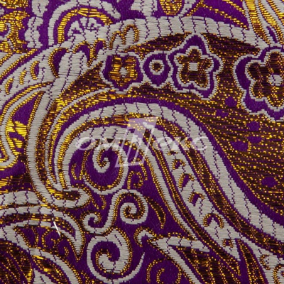 Ткань костюмная жаккард №9, 140 гр/м2, шир.150см, цвет фиолет - купить в Севастополе. Цена 383.29 руб.