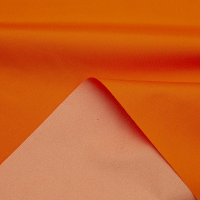 Поли понж (Дюспо) 17-1350, PU/WR, 65 гр/м2, шир.150см, цвет оранжевый - купить в Севастополе. Цена 82.93 руб.