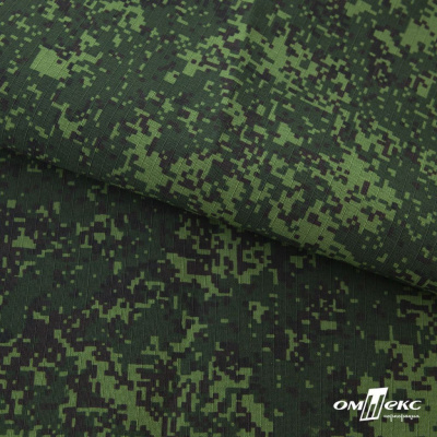 Униформ Рип Стоп 80/20 полиэфир/хлопок, 205 г/м2,  принтованный темно-зеленый, ВО, шир. 150 см - купить в Севастополе. Цена 191.15 руб.