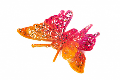 Бабочка декоративная пластиковая #10 - купить в Севастополе. Цена: 7.09 руб.