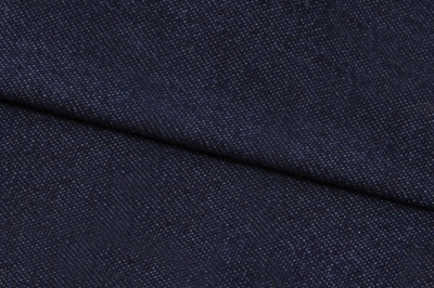 Ткань джинсовая №96, 160 гр/м2, шир.148см, цвет т.синий - купить в Севастополе. Цена 350.42 руб.