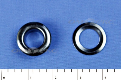 Люверсы металлические, блочка/кольцо, №5 (8 мм) упак.1000 шт- цв.никель - купить в Севастополе. Цена: 392 руб.
