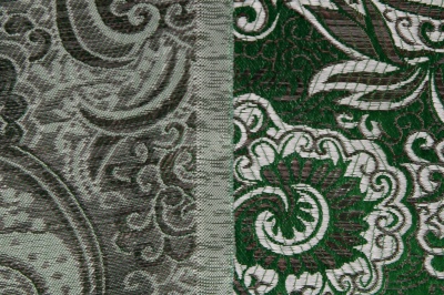 Ткань костюмная жаккард, 135 гр/м2, шир.150см, цвет зелёный№4 - купить в Севастополе. Цена 441.94 руб.