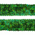 Тесьма с пайетками D4, шир. 20 мм/уп. 25+/-1 м, цвет зелёный - купить в Севастополе. Цена: 778.19 руб.