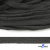 Шнур плетеный d-8 мм плоский, 70% хлопок 30% полиэстер, уп.85+/-1 м, цв.1026-серый - купить в Севастополе. Цена: 735 руб.