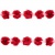 Тесьма плетеная "Рюш", упак. 9,14 м, цвет красный - купить в Севастополе. Цена: 46.82 руб.