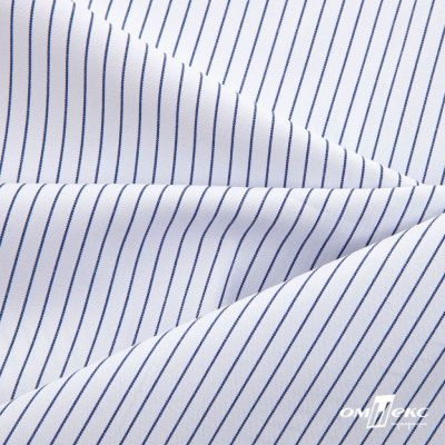Ткань сорочечная Ронда, 115 г/м2, 58% пэ,42% хл, шир.150 см, цв.4-синяя, (арт.114) - купить в Севастополе. Цена 306.69 руб.