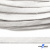 Шнур плетеный d-8 мм плоский, 70% хлопок 30% полиэстер, уп.85+/-1 м, цв.1018-белый - купить в Севастополе. Цена: 735 руб.