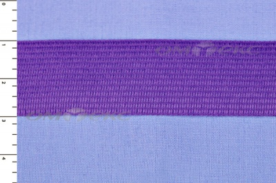 Окантовочная тесьма №0225, шир. 22 мм (в упак. 100 м), цвет фиолет - купить в Севастополе. Цена: 271.60 руб.