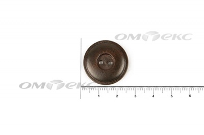 Пуговица деревянная круглая №54 (25мм) - купить в Севастополе. Цена: 4.12 руб.