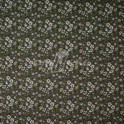 Плательная ткань "Фламенко" 11.2, 80 гр/м2, шир.150 см, принт растительный - купить в Севастополе. Цена 259.21 руб.