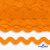 Тесьма вьюнчик 0381-0080, 8 мм/упак.33+/-1м, цвет 9511-оранжевый - купить в Севастополе. Цена: 107.26 руб.