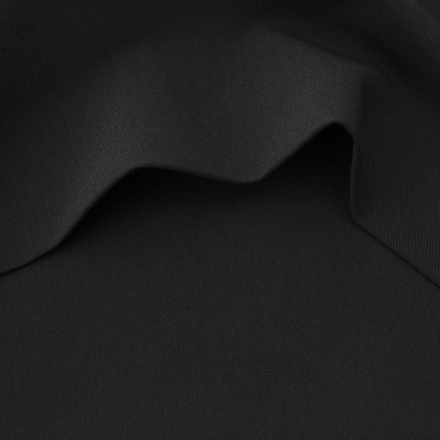 Костюмная ткань с вискозой "Меган", 210 гр/м2, шир.150см, цвет чёрный - купить в Севастополе. Цена 382.42 руб.