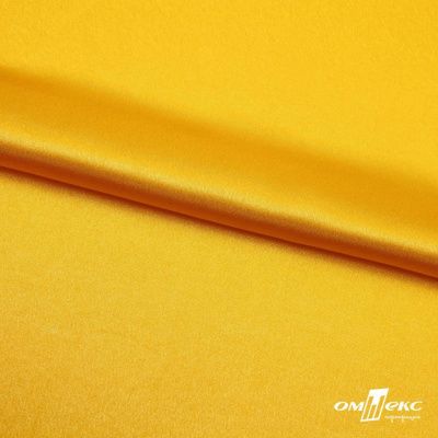 Поли креп-сатин 13-0859, 125 (+/-5) гр/м2, шир.150см, цвет жёлтый - купить в Севастополе. Цена 155.57 руб.