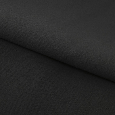 Костюмная ткань "Элис", 220 гр/м2, шир.150 см, цвет чёрный - купить в Севастополе. Цена 308 руб.