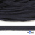 Шнур плетеный d-8 мм плоский, 70% хлопок 30% полиэстер, уп.85+/-1 м, цв.1010-т.синий - купить в Севастополе. Цена: 735 руб.