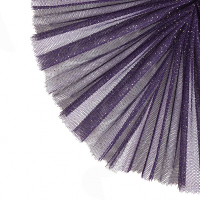 Сетка Глиттер, 24 г/м2, шир.145 см., пурпурный - купить в Севастополе. Цена 117.24 руб.