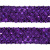 Тесьма с пайетками 12, шир. 35 мм/уп. 25+/-1 м, цвет фиолет - купить в Севастополе. Цена: 1 308.30 руб.