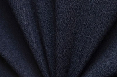Ткань костюмная 25388 2009, 207 гр/м2, шир.150см, цвет т.синий - купить в Севастополе. Цена 353.07 руб.