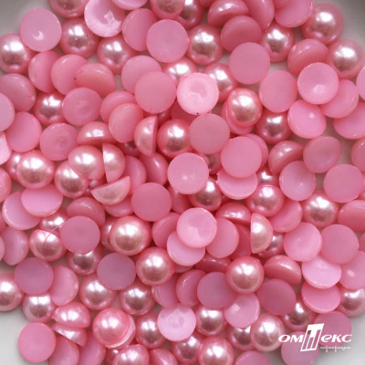 0404-5146В-Полубусины пластиковые круглые "ОмТекс", 10 мм, (уп.50гр=175+/-3шт), цв.101-св.розовый - купить в Севастополе. Цена: 64.11 руб.