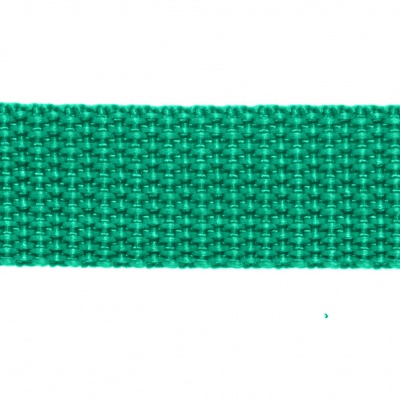 Стропа текстильная, шир. 25 мм (в нам. 50+/-1 ярд), цвет яр.зелёный - купить в Севастополе. Цена: 397.52 руб.