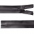 Молния водонепроницаемая PVC Т-7, 20 см, неразъемная, цвет (301)-т.серый - купить в Севастополе. Цена: 21.56 руб.