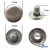 Кнопка металлическая "Альфа" с пружиной, 15 мм (уп. 720+/-20 шт), цвет никель - купить в Севастополе. Цена: 1 481.69 руб.