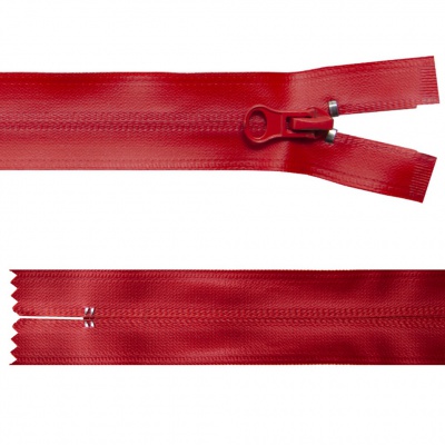 Молния водонепроницаемая PVC Т-7, 20 см, неразъемная, цвет (820)-красный - купить в Севастополе. Цена: 21.56 руб.