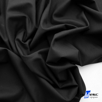 Ткань сорочечная Темза, 80%полиэстр 20%вискоза, 120 г/м2 ш.150 см, цв.черный - купить в Севастополе. Цена 269.93 руб.