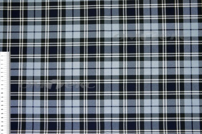 Ткань костюмная клетка Т7274 2004, 220 гр/м2, шир.150см, цвет т.синий/гол/бел - купить в Севастополе. Цена 