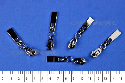 Слайдер декоративный, металлический №1/спираль Т7/никель - купить в Севастополе. Цена: 6.29 руб.