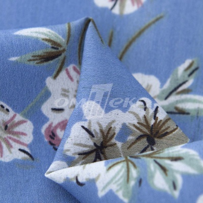 Плательная ткань "Фламенко" 12.1, 80 гр/м2, шир.150 см, принт растительный - купить в Севастополе. Цена 241.49 руб.