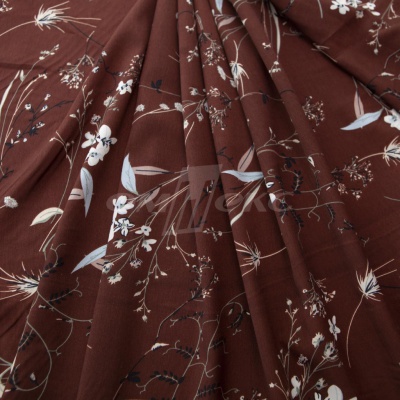 Плательная ткань "Фламенко" 2.2, 80 гр/м2, шир.150 см, принт растительный - купить в Севастополе. Цена 239.03 руб.
