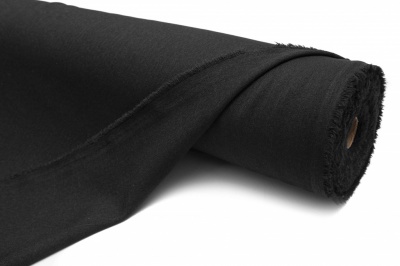 Ткань костюмная 21699 1144/1178, 236 гр/м2, шир.150см, цвет чёрный - купить в Севастополе. Цена 455.40 руб.
