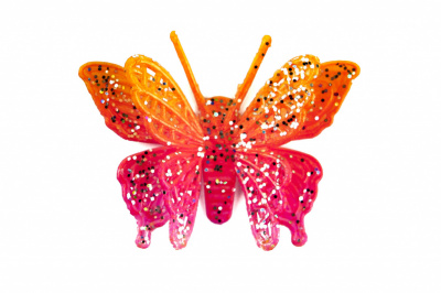 Бабочка декоративная пластиковая #10 - купить в Севастополе. Цена: 7.09 руб.